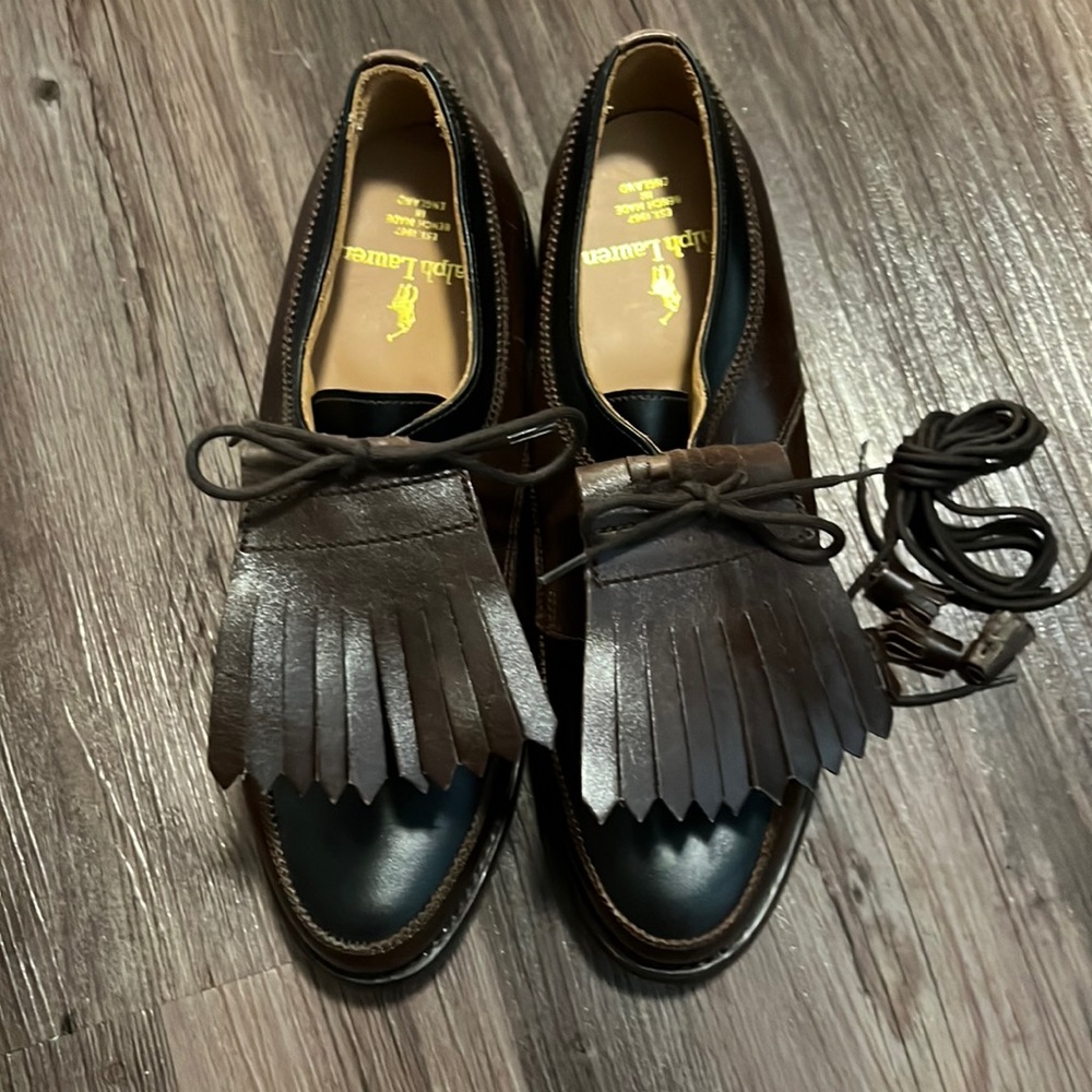 Ralph Lauren bench made golf shoes never worn